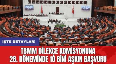 TBMM Dilekçe Komisyonu'na 28. Döneminde 10 bini aşkın başvuru