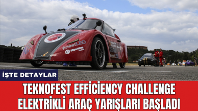 TEKNOFEST Efficiency Challenge elektrikli araç yarışları başladı