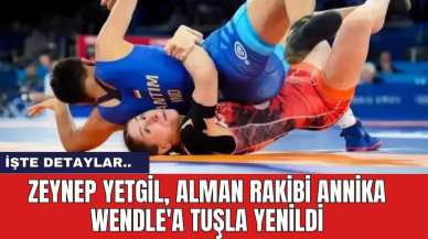 Zeynep Yetgil, Alman rakibi Annika Wendle'a tuşla yenildi