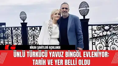 Ünlü türkücü Yavuz Bingöl Evleniyor: Tarih ve Yer Belli Oldu