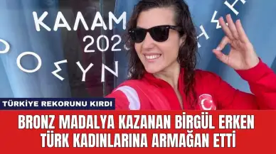 Bronz Madalya Kazanan Birgül Erken Türk Kadınlarına Armağan Etti