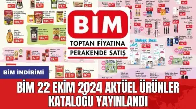 BİM 22 Ekim 2024 Aktüel Ürünler Kataloğu Yayınlandı