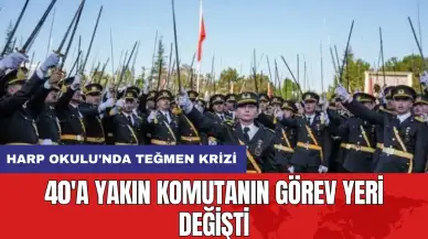 Harp Okulu'nda teğmen krizi: 40'a yakın komutanın görev yeri değişti