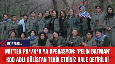 MİT'ten PK*/K*K'ya Operasyon: 'Pelin Batman' Kod Adlı Gülistan Tekik Etkisiz Hale Getirildi