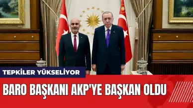 Baro Başkanı AKP'ye başkan oldu!