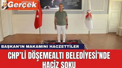 CHP’li Döşemealtı Belediyesi’nde haciz şoku