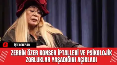 Zerrin Özer Konser İptalleri ve Psikolojik Zorluklar Yaşadığını Açıkladı: Erdoğan'ı Seviyorum Dediğim İçin Linç Yedim