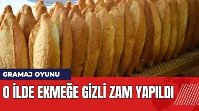 O ilde ekmeğe gizli zam yapıldı! İşte gramaj oyunu