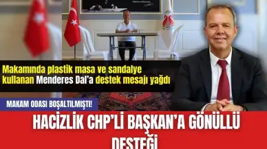 Makam odası boşaltılmıştı! Hacizlik CHP’li Başkan’a gönüllü desteği