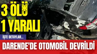 Darende'de Otomobil Devrildi: 3 Öl* 1 Yaralı