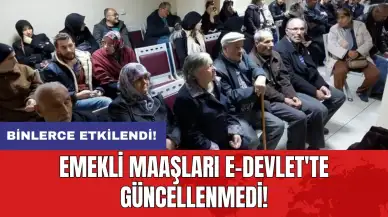 Emekli maaşları E-Devlet'te güncellenmedi: Binlerce etkilendi!