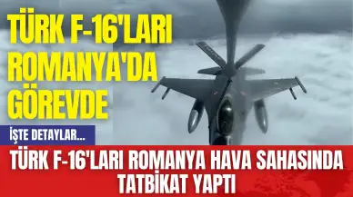 Türk F-16'ları Romanya Hava Sahasında Tatbikat Yaptı