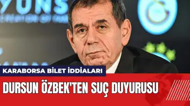 Dursun Özbek'ten karaborsa bilet iddiaları için suç duyurusu