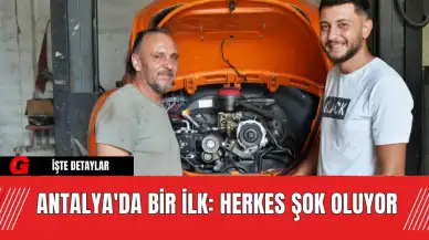 Antalya'da Bir İlk: Herkes Şok Oluyor