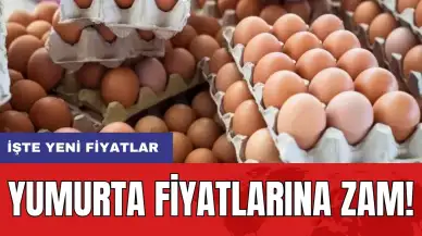 Yumurta fiyatlarına zam: İşte yeni fiyatlar