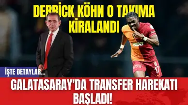 Galatasaray'da Transfer Harekatı Başladı! Derrick Köhn O Takıma Kiralandı