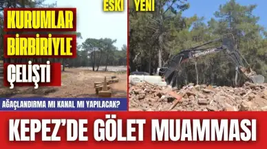 Kepez'de Gölet Muamması! Kurumlar Çelişkili Konuştu