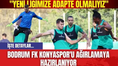 Bodrum FK Konyaspor'u Ağırlamaya Hazırlanıyor