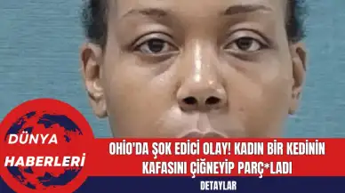 Ohio'da Şok Edici Olay! Kadın Bir Kedinin Kafasını Çiğneyip Parçaladı