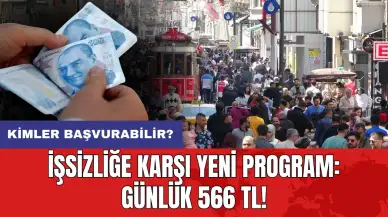 İşsizliğe karşı yeni program: Günlük 566 TL! Kimler başvurabilir?