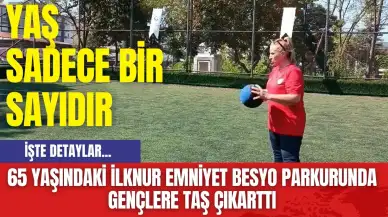 65 Yaşındaki İlknur Emniyet BESYO Parkurunda Gençlere Taş Çıkarttı