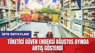 Tüketici güven endeksi ağustos ayında artış gösterdi