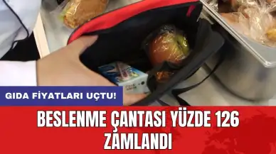 Gıda fiyatları uçtu! Beslenme çantası yüzde 126 zamlandı