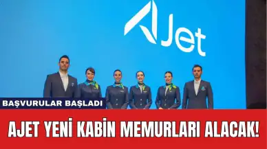 AJet Yeni Kabin Memurları Alacak! Başvurular Başladı