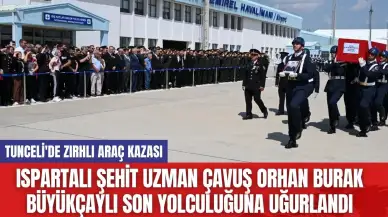 Ispartalı Şehit Uzman Çavuş Orhan Burak Büyükçaylı Son Yolculuğuna Uğurlandı