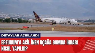 Uçağa bomba ihbarı nasıl yapıldı? Detaylar açıklandı