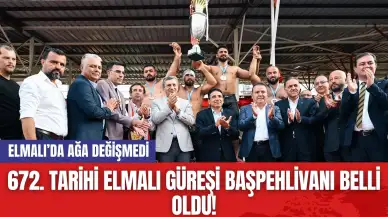 672. Tarihi Elmalı Güreşi Başpehlivanı Belli Oldu!