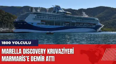 1800 yolculu Marella Discovery Kruvaziyeri Marmaris’e demir attı