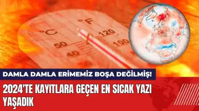 2024'te kayıtlara geçen en sıcak yazı yaşadık!