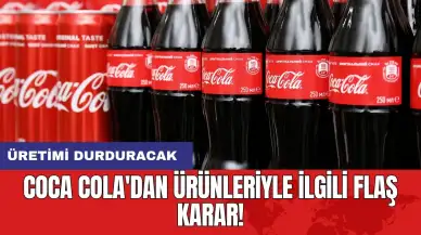 Coca Cola'dan ürünleriyle ilgili flaş karar! Üretimi durduracak