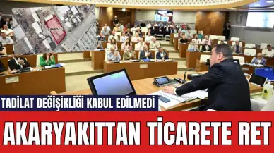 Akaryakıt Alanından Ticaret Alanına Dönüştürülme Talebine Meclis'ten Ret