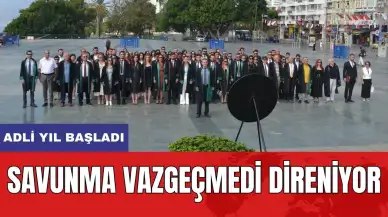 Adli Yıl Açıldı! Antalya Barosu Atatürk Anıtı'na Çelenk Sundu