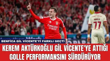 Kerem Aktürkoğlu Gil Vicente'ye Attığı Golle Performansını Sürdürüyor