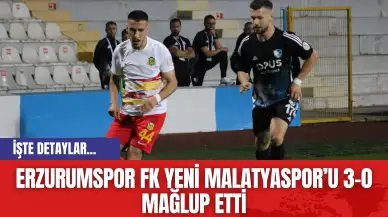 Erzurumspor FK Yeni Malatyaspor’u 3-0 Mağlup Etti