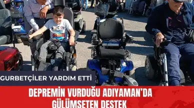 Adıyaman'da engellilere sevindiren destek