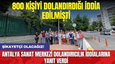 Antalya Sanat Merkezi dolandırıcılık iddialarına yanıt verdi: Şikayetçi olacağız