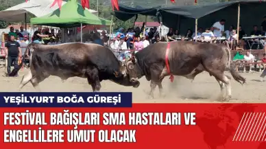 Boğa Güreşi Festivali bağışları SMA hastası ve engellilere umut olacak