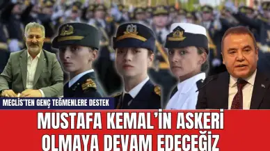 Antalya'dan Genç Teğmenlere Destek! "Mustafa Kemal'in Askeri Olmaya Devam Edeceğiz"