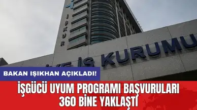 İşgücü Uyum Programı başvuruları 360 bine yaklaştı