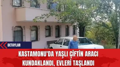 Kastamonu'da Yaşlı Çiftin Aracı Kundaklandı Evleri Taşlandı