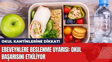 Ebeveynlere beslenme uyarısı: Okul başarısını etkiliyor