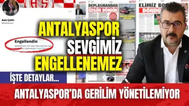 Antalyaspor’da gerilim yönetilemiyor!