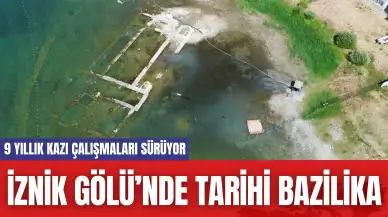 İznik Gölü’nde Tarihi Bazilika: 9 Yıllık Kazı Çalışmaları Sürüyor