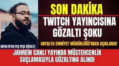 Son dakika! Jahrein de canlı yayında müstehcenlik suçlamasıyla gözaltına alındı