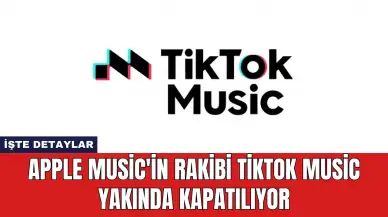 Apple Music'in Rakibi Tiktok Music Yakında Kapatılıyor