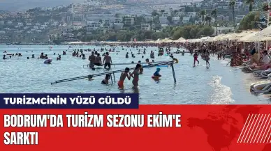 Bodrum'da turizm sezonu Ekim'e sarktı! Turizmcinin yüzü güldü